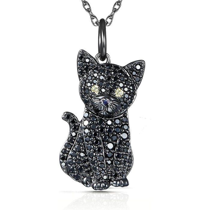 Exquisite Cute Yorkshire Pendant Necklace Women's Elegant Pet Puppy Jewelry Animal Accessories Birthday Gifts for Dog Lovers