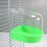 Bird Bath Bathtub Bath Box Bird Cleaning Tool Cage Accessories Parrot Bath Transparent Plastic Hanging Tub