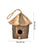Wooden Bird House Feeder DIY Bird Nest Outdoor Hanging Birds Houses Home Decoration Gardening Decoration