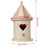Wooden Bird House Feeder DIY Bird Nest Outdoor Hanging Birds Houses Home Decoration Gardening Decoration
