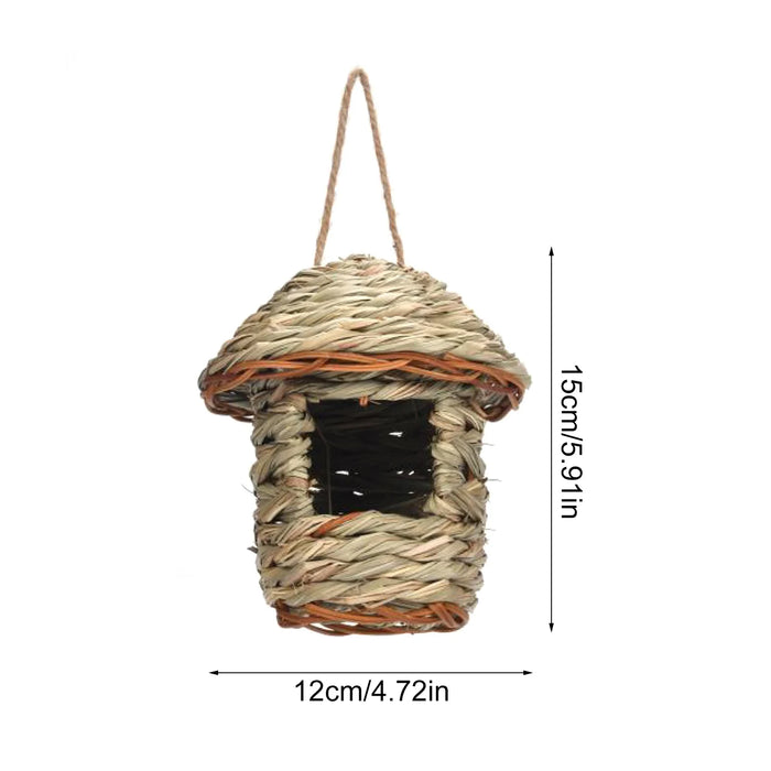 Wooden Bird House Feeder DIY Bird Nest Outdoor Hanging Birds Houses Home Decoration Gardening Decoration