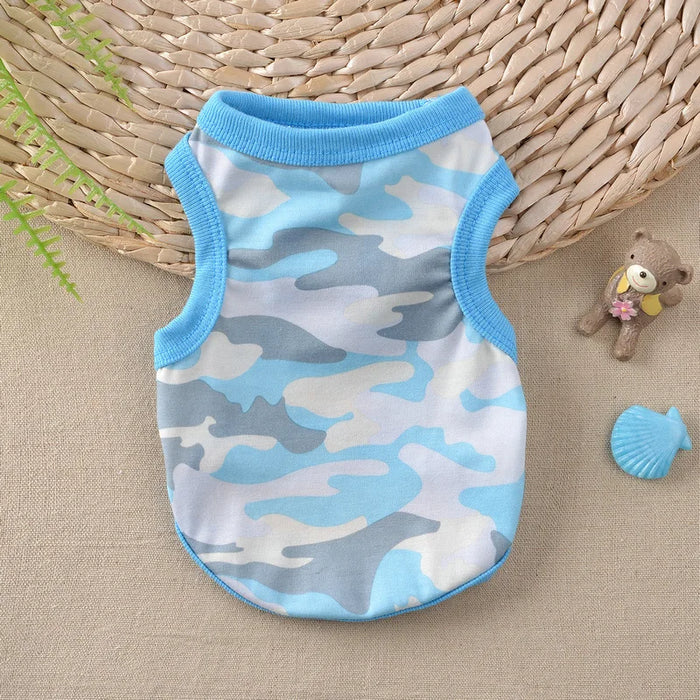 Pet Dog Clothes For Dog Cat Vest T Shirts Pet Costume Cotton Clothes For Small Dogs Chihuahua Cool Puppy's kitten's Clothes 25