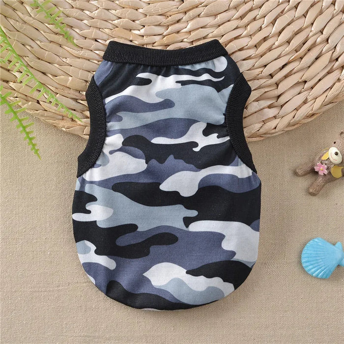 Pet Dog Clothes For Dog Cat Vest T Shirts Pet Costume Cotton Clothes For Small Dogs Chihuahua Cool Puppy's kitten's Clothes 25