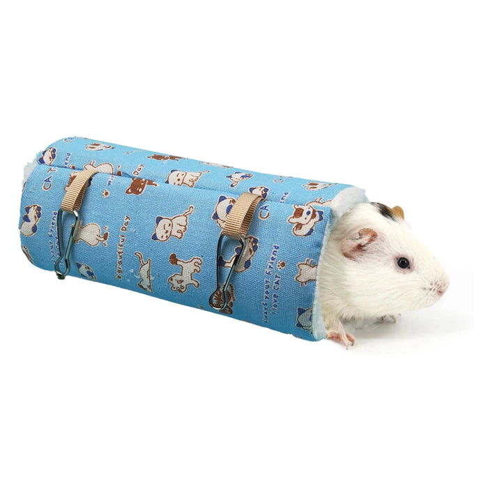 Hamster Cage Ferret Tunnel Hammock For Rat Warm Hamster Tube Toy Hanging Bed Cage For Hamster Rabbit Guinea Pig Small Animals