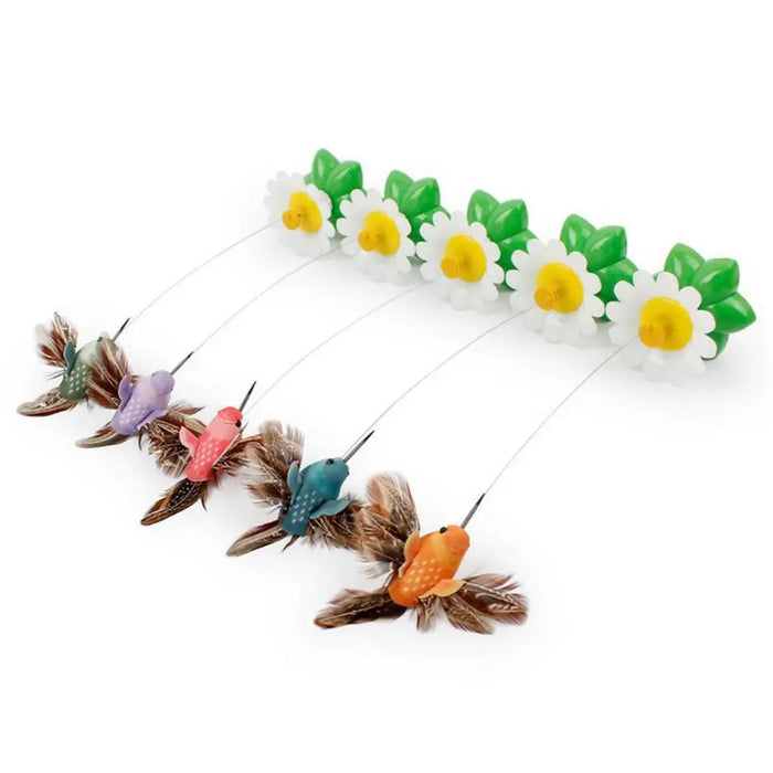Cat Toy Electric Rotating Colorful Butterfly Bird Funny Dog Cat Toys Pet Seat Scratch Toy Pet Dog Cat Intelligence Trainning Toy