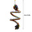 Parrot Toy Bird Bite Toy Perch Wooden Leather Colorful Building Block Cotton Rope Big Swing Standing Training Toys For Pet Birds