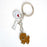 Poodle Teddy Dog Pendant Key Chains For Women Men Girls Metal Car Key Ring Keychain Bag Charm DIY Accessories  Couple Lover gift