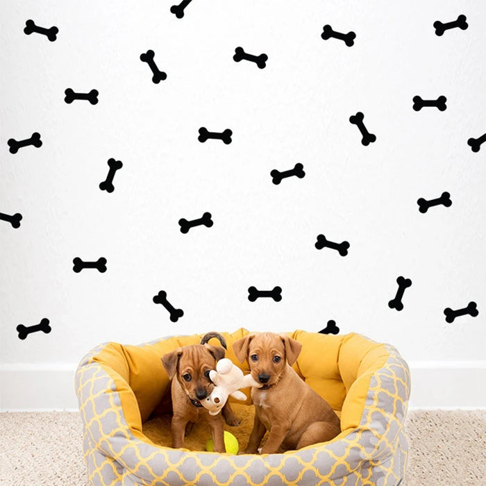Dog Bone Wall Decal / 15 Bones Sticker / Doggy Space Decor