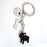Poodle Teddy Dog Pendant Key Chains For Women Men Girls Metal Car Key Ring Keychain Bag Charm DIY Accessories  Couple Lover gift