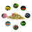 250ml Highly Nutritious Fish Feed Color Enhancing Fish Food For Goldfish All Aquarium Tropical Fish Grow Fast Healthy Fish Food