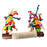 Parrot Toy Bird Bite Toy Perch Wooden Leather Colorful Building Block Cotton Rope Big Swing Standing Training Toys For Pet Birds