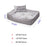2024 Dog Dot Bed Four Season Use Comfortable camas para perros dog beds for small dogs Top Quality dogs pets accessories