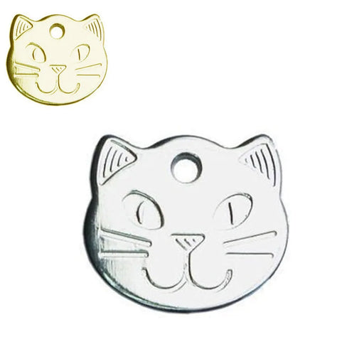 Personalized Cat Name Tag Customized Metal Kitten Shaped Anti-lost Dog Tag For Cat Collar Cute Pet Dog ID Tags Free Engraving