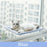 Hanging Cat Bed Pet Cat Hammock Aerial Cats Bed House Kitten Climbing Frame Sunny Window Seat Nest Bearing 20kg Pet Accessories