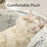 Semi Enclosed Pet Sleep Bags Long Round Cat Cushion Soft Plush 2 In 1 Warms Cats Beds Simple Comfort Warm Puppy Sleeping Nest