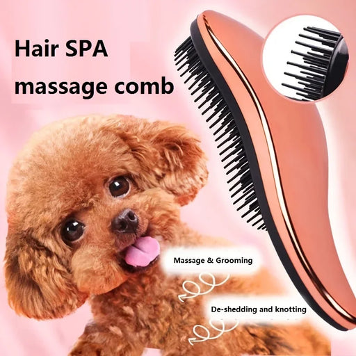 Dog Grooming Comb And Massage Brush,Cat Dog Hair Removal Brush Removes Pet Hair Brush For Dog And Cat Grooming Tool Pet Supplies