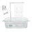 Bird Bathing Tub Shower Box Automatic Parrot Bath Fountain Multipurpose Bird Bathtub With Multiple Faucets For Parakeet Cleaning