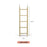 1PC Birds Toy Wooden Ladders Swing Scratcher Perch Climbing 3/4/5/6 Ladder Bird Cage Hamsters Parrot Toys Hanging Pet Supplies