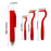 4pcs Pet Flea Removal Tool Kits Plastic Scratching Hook Remover Pet Cat Dog Grooming Supplies Tick Removal Tool Tweezers Clip