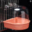 Hanging Bird Bath Box, Parakeet Shower Caged ,Parrot Bath Box Bird For Pet Brids For Canary, Budgerigar, Cockatiel,Parrots P5C2