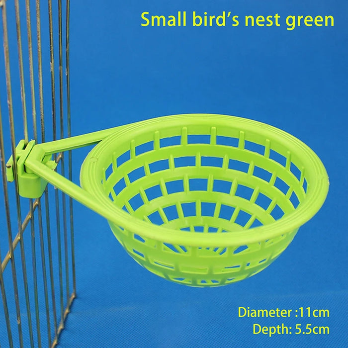 1PC Bird Hatching Accessories Plastic Canary Nest Cage Decorative Cages Bird Eggs Nest Pan Pet Birds Hatching Tools Supplies