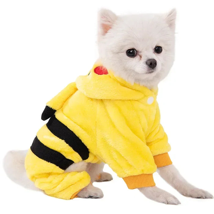 Soft Warm Dog Clothes Fleece Pet Dogs Jumpsuits Pet Clothing for Small Dogs Puppy Cats Clothes Chihuahua Yorkshire Costume Coat