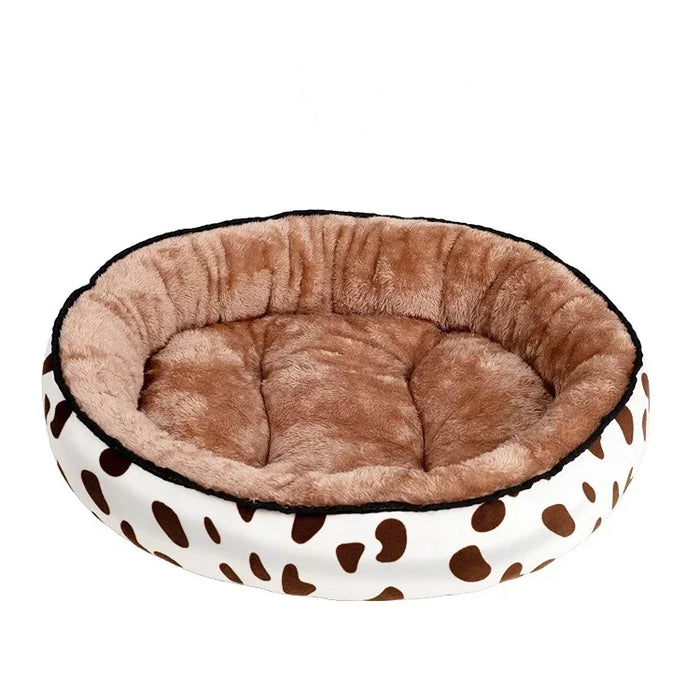 Dog Bed Small Medium Dogs Cushion Double Sides Use Soft Cotton Basket Warm House Washable Bed for Dog Accessories Pet Supplies