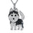Exquisite Cute Yorkshire Pendant Necklace Women's Elegant Pet Puppy Jewelry Animal Accessories Birthday Gifts for Dog Lovers