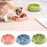 Slow Feeder Dog Bowls Dish Puppy Food Water Bowl For Dog Cat Non Slip Slow Eating Puzzle Maze Fun Pets Feeding Bowl Anti-gulping