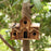 Bird Houses For Outside,outdoor 5 Hole Bird House Room For 5 Bird Families Bluebird Finch Hanging Birdhouse