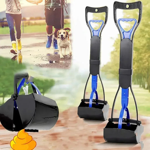 Pet Dog Cleaner Pooper Scooper Long Handle Pet Pooper Scooper Dog Cat Poop Scoop Clean Waste Cleaning Tools Pet Supplies