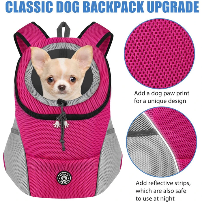 Dog Transport Backpack Dog Carrier Bag Pet For Small Dogs Travel Breathable Dog Carrier Puppy Carrier Pets Carrying Supplies