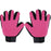 1 Pair Pet Grooming Kit for Dog Cat Rabbit Fur 2 Sided Grooming Brush Bath Cleaning Glove De-Shedding De-Matting Pet Hair