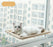 Hanging Cat Bed Pet Cat Hammock Aerial Cats Bed House Kitten Climbing Frame Sunny Window Seat Nest Bearing 20kg Pet Accessories