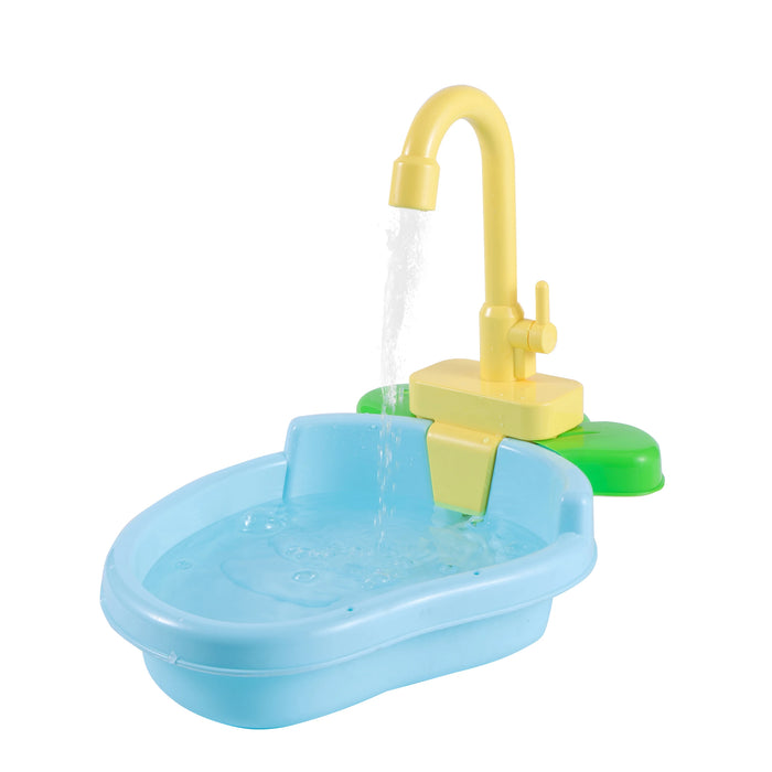 Bird Bath Tub Parrot Automatic Bathtub with Faucet Bird Shower Bathing Tub Bird Feeder Bowl Parrot Automatic Bathtub Pool Supply