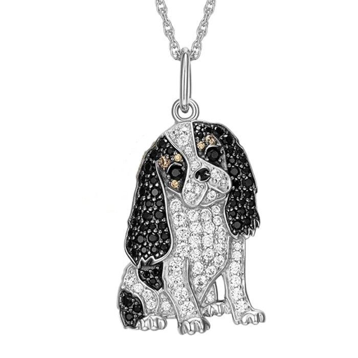 Delicate cute boxing dog pendant Necklace Women's elegant pet puppy jewelry Animal accessories Gift for dog lovers