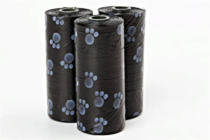 New Dog Poop Bag for Dog Pets Waste Garbage Bags Carrier Biodegradable Clean-up BagWaste Pick Up Clean Bag for Dog