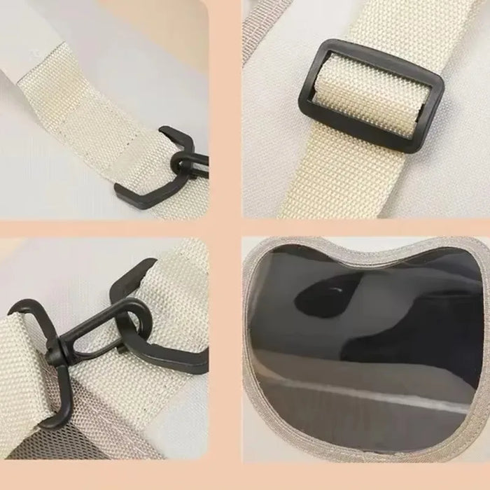 Expandable 3-in-1 Cat Carrier Bag Lightweight Foldable Handheld Tote with Privacy Cover for Small Cats Dogs Travel Accessories