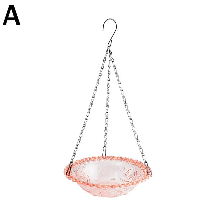 1 PCS Brand New High-end up Bird Feeder Outdoor Hanging Bird Feeder Hanging Bird Bath Garden Patio Decoration Accessories