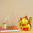 Mini Wealth Waving Hand Cat Chinese Lucky Cat Cartoon Ornament Cute Waving Arm Beckoning Fortune Cat for Car Home Office Decor