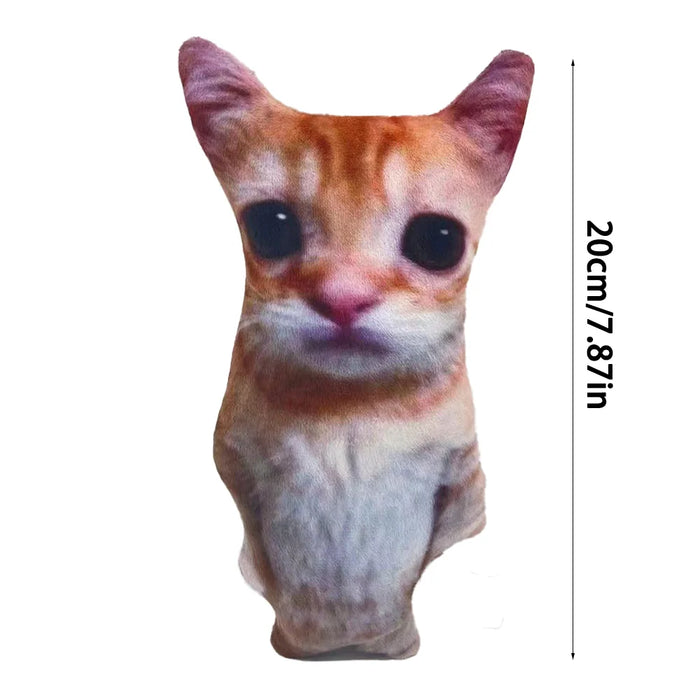 Cute El Gato Cat Plush Toy Wowwow Cat Doll Plushies Simulation Stuffed Animals Birthday Xmas Gift Kid Collectible Toy Home Decor