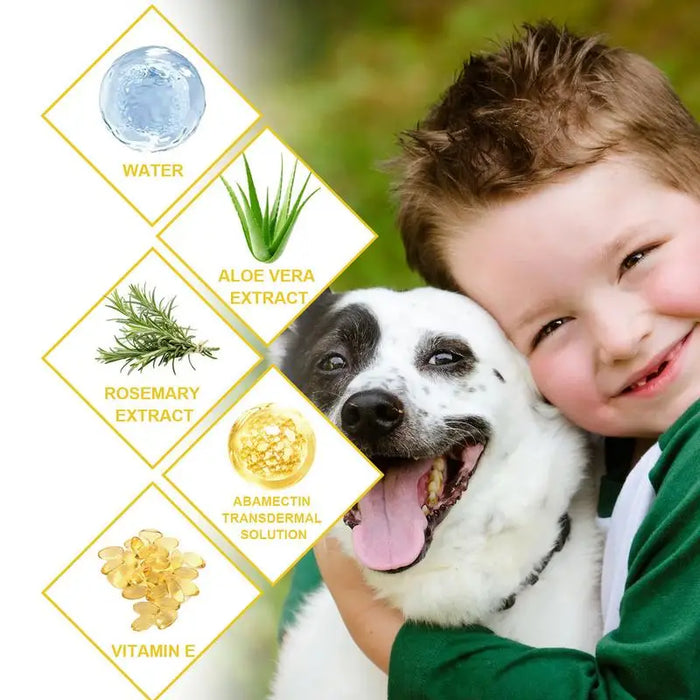Dogs for Cat Flea and Tick Treatment for Small Medium Large Dogs Cats Topical Flea Treatments Pets Cleaning Care Supplie