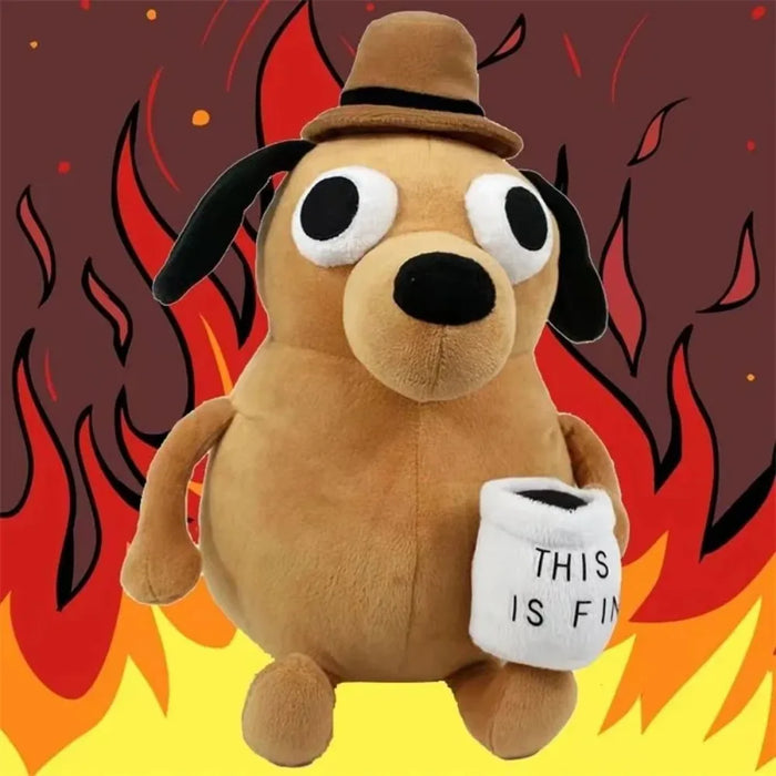 Animal Coffee Dog Plush Toy Soft Stuffed Doll Kids Toy Gift for Children Boy Birthday