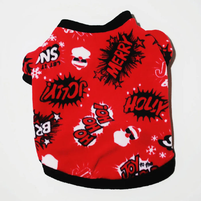 Warm Winter Dog Clothes Soft Fleece Pet Clothes Christmas Dog Coat Jacket New Year Chihuahua Dogs Pets Clothing Roupa Cachorro