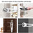 1pc Black Pet Cat Door Holder Latch Prevents Dogs Enter Adjustable Elastic Gate Lock
