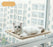 Hanging Cat Bed Pet Cat Hammock Aerial Cats Bed House Kitten Climbing Frame Sunny Window Seat Nest Bearing 20kg Pet Accessories