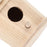 Wooden Bird House DIY Natural Wooden Round Shaped Hanging Bird Nest For Outdoor Garden