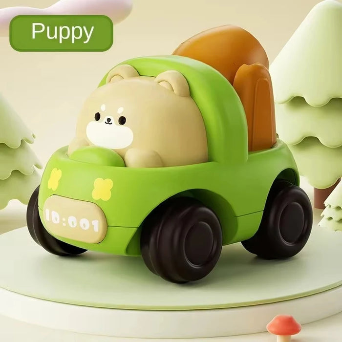 Animal Car Baby Toys for 1 2 Year Boys Space Infant Push and Go Car Toy  for Toddlers1 2 3 Year Kids Girl Boy Birthday Gifts