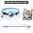 Airtag Cat Collar Anti Lost Safety Breakaway Reflective Cat Collars with Bell Airtag Holder Case for Kitten Cat Accessories