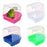Hanging Bird Bath Cube Parrots Bathtub Bath Shower Box Cage Accessory for Little Bird Canary Budgerigar Cockatiel Lovebird Boxes
